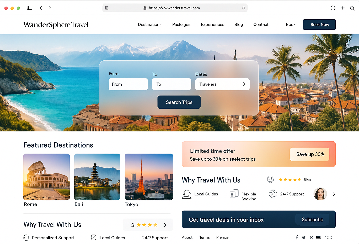 WanderSphere Travel
